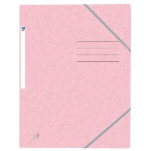 Eckspannmappe TOP FILE+ - A4, 390 g/qm, Karton, Gummizug, sortiert pastell