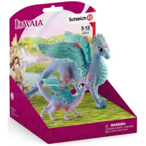 Spielzeugfigur Blütendrache und Kind