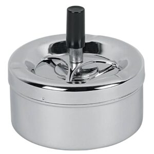 Druckaschenbecher - Ø11cm, chrom