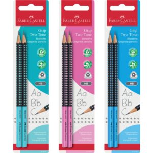 Bleistift Grip Two Tone - 2x B, Blisterkarte, sortiert