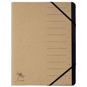 Ordnungsmappe Pur - A4, 12 Fächer, natur