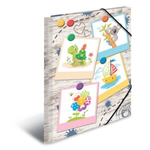 19786 Sammelmappe Sandkastenfreunde - A4, Karton, Gummizug, Register und Namensfeld