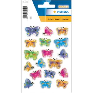 5251 Sticker MAGIC Schmetterlinge, Stone