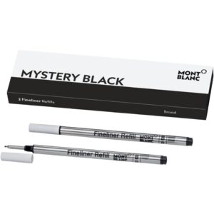 Feinlinermine - B, 2 Stück, mystery black