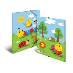 19794 Sammelmappe Frida & Friends - A3, Karton, Gummizug, Register und Namensfeld