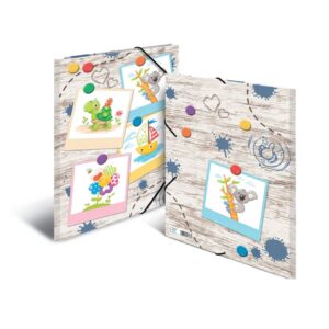 19796 Sammelmappe Sandkastenfreunde - A3, Karton, Gummizug, Register und Namensfeld