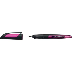 Schulfüller EASYbuddy® - Feder A, schwarz/magenta, inkl. Standardpatrone
