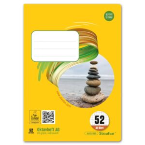 Oktavheft LIN52 - A6, 32 Blatt, 80,g/qm, 5mm kariert