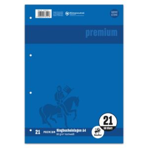 Ringbucheinlage PREMIUM LIN 21 - A4, 90 g/qm, 50 Blatt