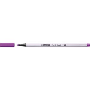 Premium-Filzstift Pinselspitze Pen 68 brush - Einzelstift - lila