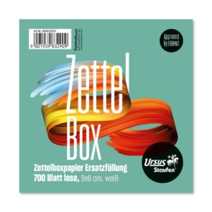 Ersatzzettel - weiß, ca. 700 Blatt, 9 x 9 x 9 cm, lose