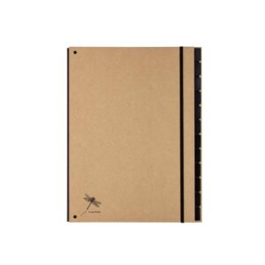 Pultordner Pur - A4, 12 Fächer, natur