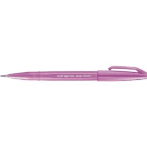 Kalligrafiestift Sign Pen Brush - Pinselspitze, pinklila
