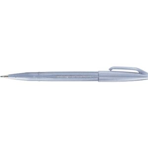 Kalligrafiestift Sign Pen Brush - Pinselspitze, blaugrau