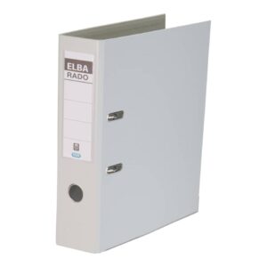 Ordner rado plast PVC/PVC - A4, 80 mm, grau