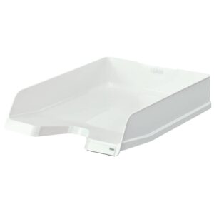 Briefablage VIVA - A4/C4, hochglänzend, stapelbar, weiß