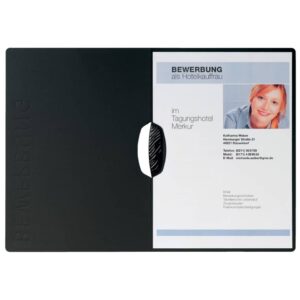 Bewerbungsmappe Swing - schwarz