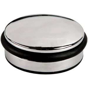 Türstopper - Ø 10 cm, flach, chrom