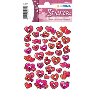 5371 Sticker MAGIC Herzaugen, Stone