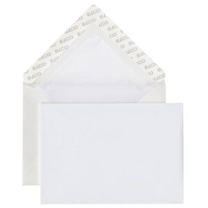 Briefumschlag Prestige - C6, 25 Stück, weiß, mit Wasserzeichen, haftklebend
