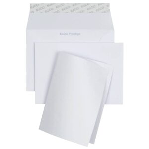 Doppelkarten mit Kuverts Prestige - 10+10 Stück, hochweiß, satiniert