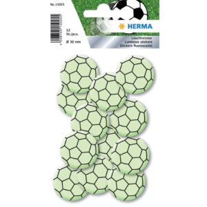 15025 Leuchtsticker Fußball Mini