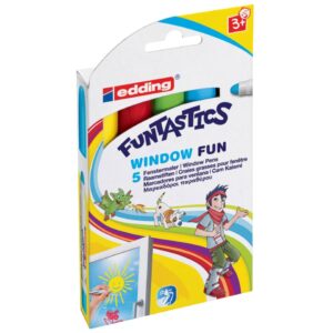Window Marker Fun e-16 - 5er Set Funtastics, 2 - 6 mm, sortiert