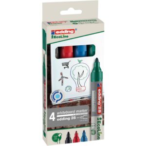 28 Boardmarker EcoLine - nachfüllbar, 1,5 - 3 mm, sortiert