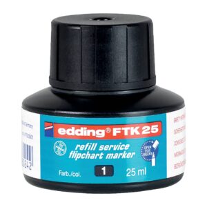 FTK 25 Nachfülltusche - für Flipchartmarker, 25 ml, schwarz