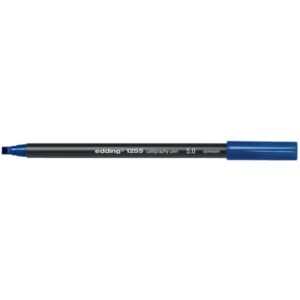 1255 Kalligrafie Stift - Fasermaler, 5,0 mm, stahlblau
