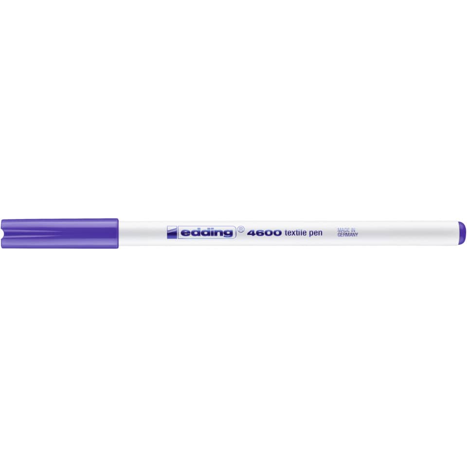 4600 Textilpen - Rundspitze, 1 mm, neon violett