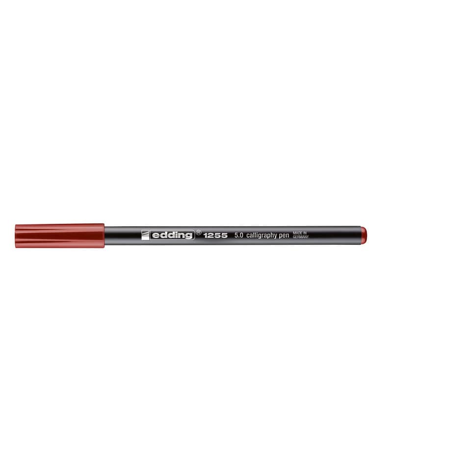 1255 Kalligrafie Stift - Fasermaler, 5,0 mm, karmesin