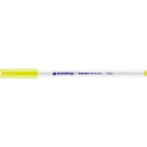 4600 Textilpen - Rundspitze, 1 mm, neon gelb