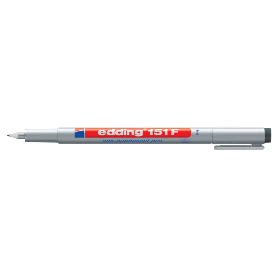 151 F - OHP-Marker, non-permanent, 0,6 mm, schwarz