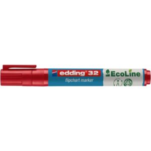 32 Flipchartmarker EcoLine - nachfüllbar, 1 - 5 mm, rot