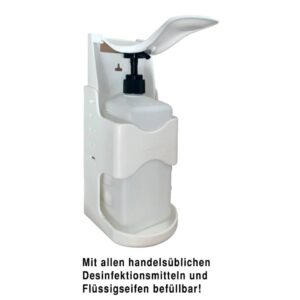 Desinfektionsmittelspender Armhebel - 1000ml, weiß