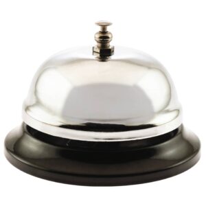 Rezeptionsglocke Ø 85mm silber