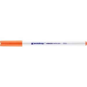 4600 Textilpen - Rundspitze, 1 mm, neon orange