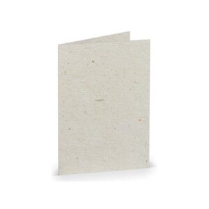 Briefkarte Paperado - A7, 240 g/qm, doppelt, hoch, terra vanilla