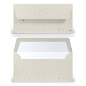 Briefhülle Paperado - DL, 100 g/qm, terra vanilla, Seidenfutter