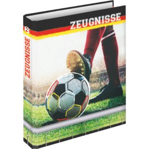 Zeugnisringbuch Fußballfieber - A4, 4 Ring-Mechanik