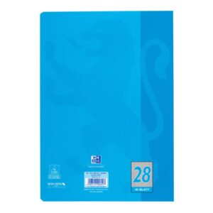Heft A4 / 16 Blatt Lineatur 28 - Touch meerblau