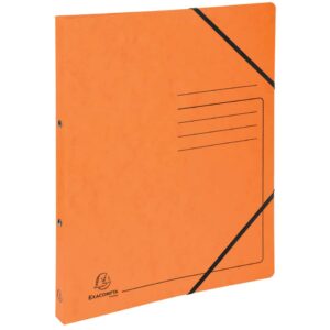 Ringhefter - A4, 2-Ring, Ring-Ø 25 mm, Gummizug, orange