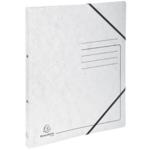 Ringhefter - A4, 2-Ring, Ring-Ø 25 mm, Gummizug, weiß