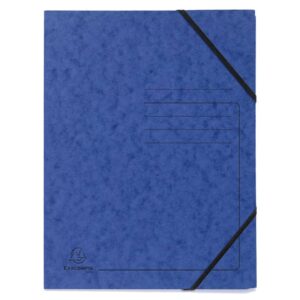 Sammelmappe - A4, 355 g/qm, Gummizug, blau