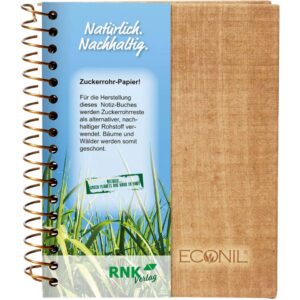 Notizbuch Econil - A6, liniert, 80 Blatt