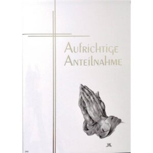 Trauerkarte - inkl. Umschlag