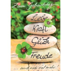 Geburtstagskarte - inkl. Umschlag