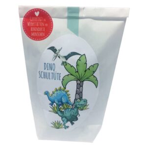 Wundertüte Dino Schultüte 14x22 cm