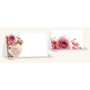 Tischkarte Schön, dass Du da bist! - 8 Stück